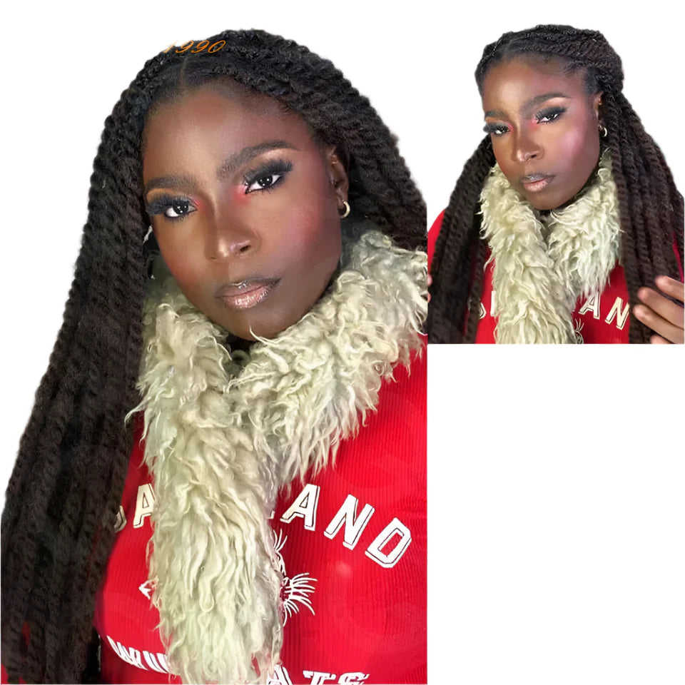 Afro Kinky Bulk Human Hair for Dreadlocks & Braiding | 100% Virgin Brazilian Remy Loc Extensions (50g)