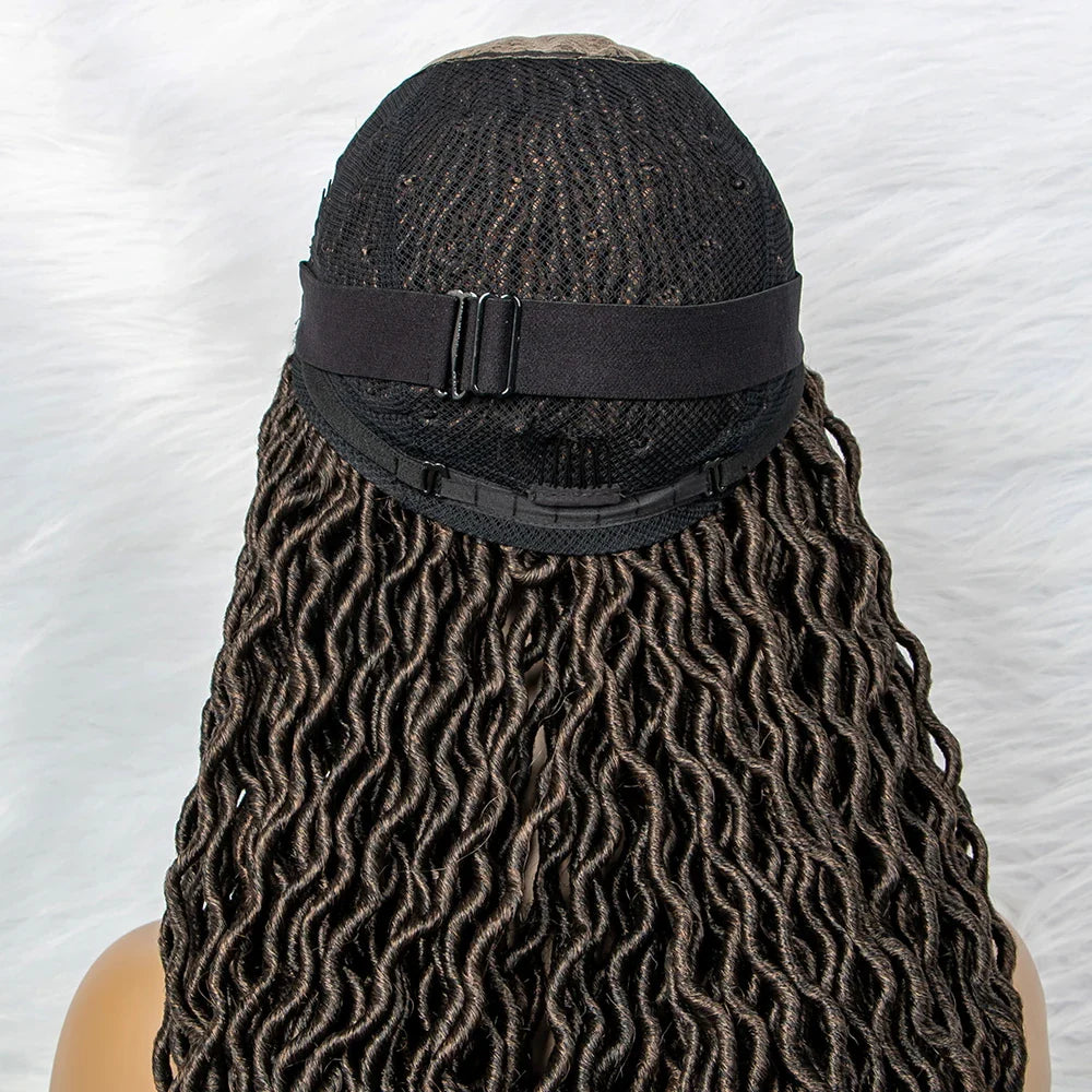Goddess Box Braids Wig | Curly Ends | Full Lace | Crochet Hair | Black Women