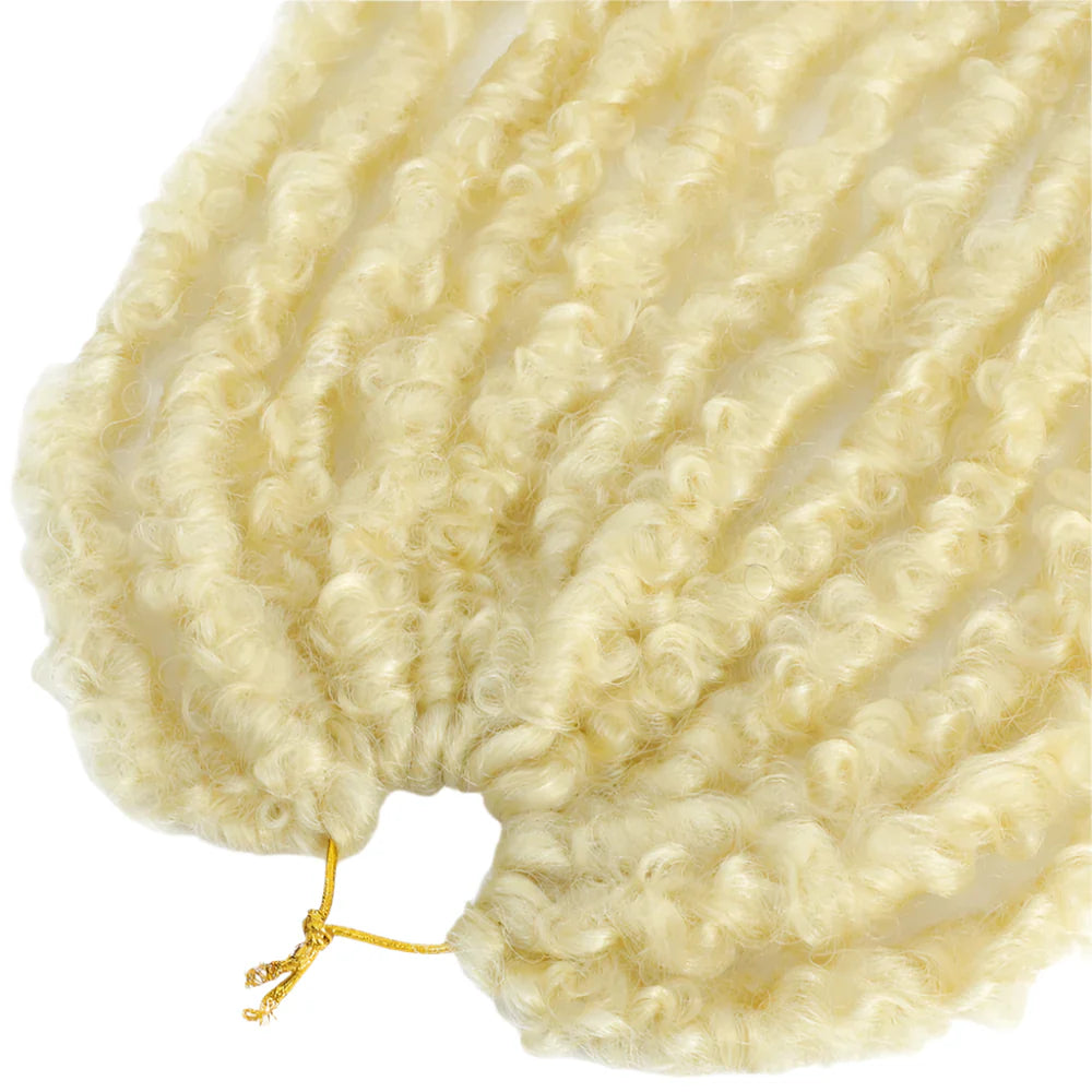 Butterfly Faux Locs Crochet Hair | 12/14" Distressed Goddess Locs | Pre-Looped | 12 Strands/Pack