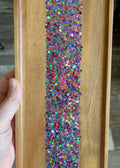 Glitterwhore Chaos Demon Small Rectangular Acacia Wood Tray