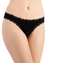 Jenni Womens Lace-Trim Thong
