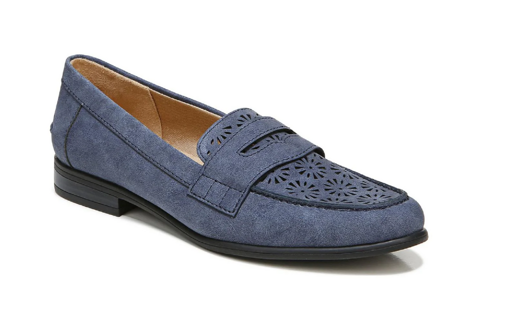 Madison Perf Womens Faux Suede Slip on Loafers, Size 5