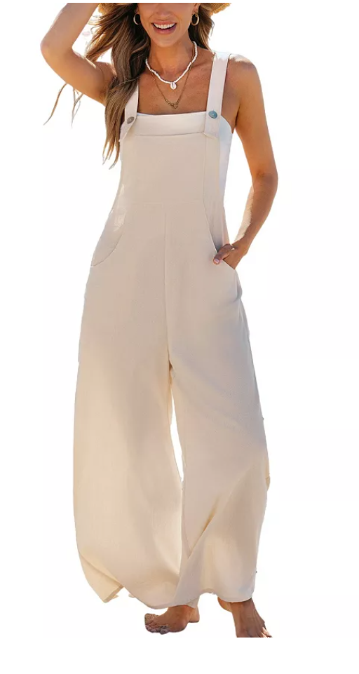 Cupshe Womens Daisy Chain Wide Leg Jumpsuit