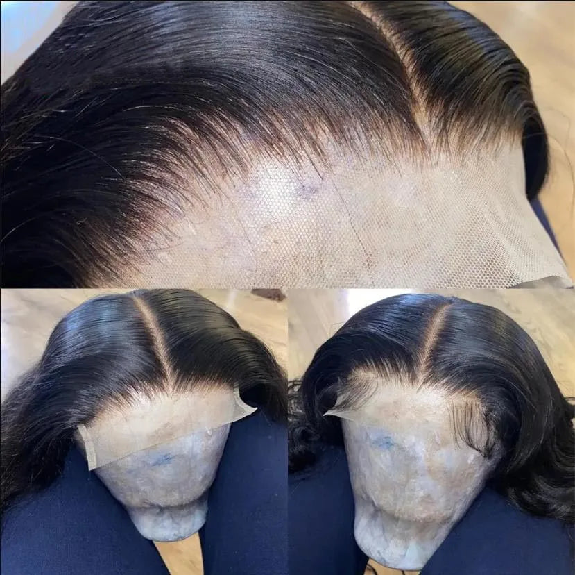 Straight HD Transparent Lace Frontal Wig | 13x4 & 4x4 Lace Closure | Pre-Plucked Human Hair
