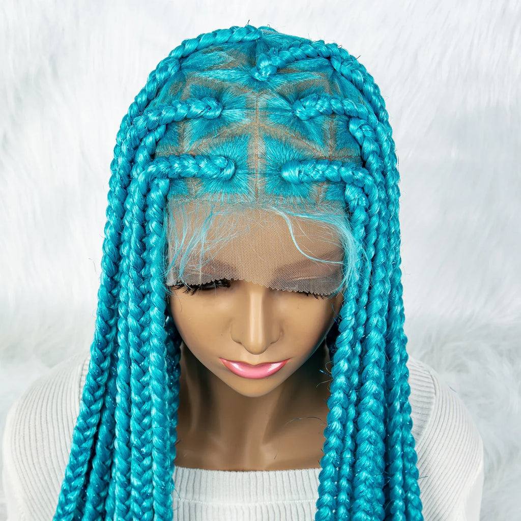 KIMA Colorful Braided Wig | Full Lace | Butterfly Locs & Dreadlocks Options