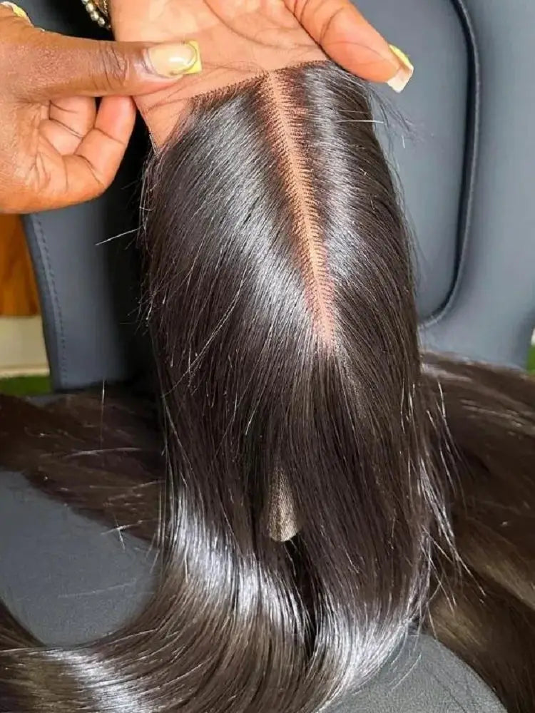 Straight HD Transparent Lace Frontal Wig | 13x4 & 4x4 Lace Closure | Pre-Plucked Human Hair