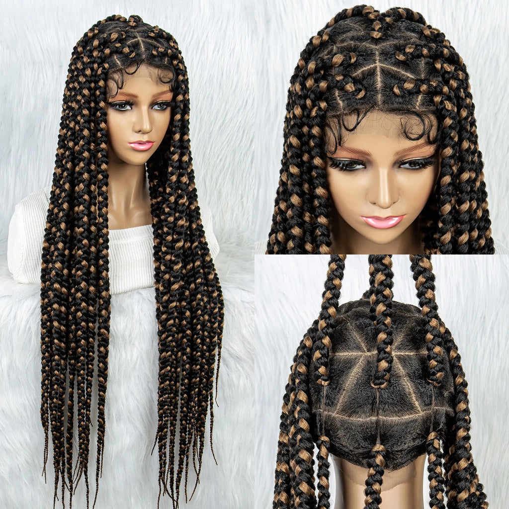KIMA Colorful Braided Wig | Full Lace | Butterfly Locs & Dreadlocks Options