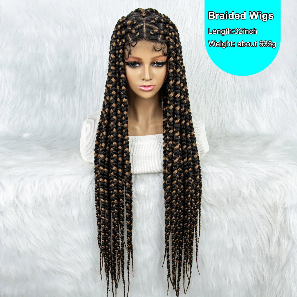 KIMA Colorful Braided Wig | Full Lace | Butterfly Locs & Dreadlocks Options