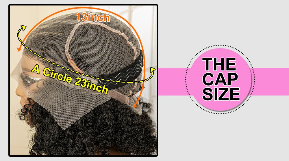 Premium Full Lace Afro Braided Wig - 8 Inch Short Kinky Curly Cornrow Braids Wig with Baby Hair - Natural Look
