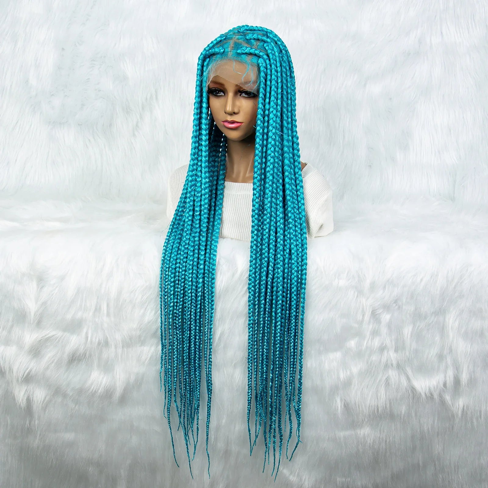 KIMA Colorful Braided Wig | Full Lace | Butterfly Locs & Dreadlocks Options