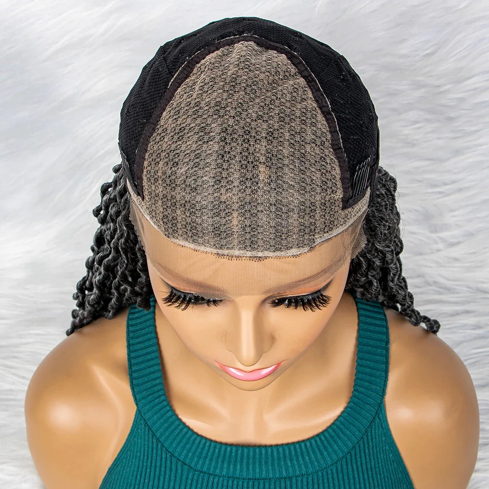 Goddess Box Braids Wig | Curly Ends | Full Lace | Crochet Hair | Black Women