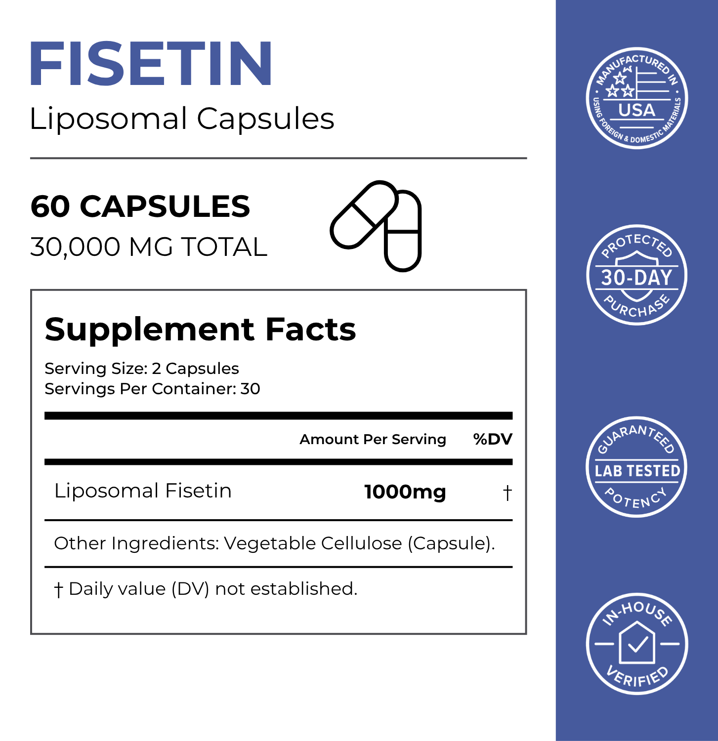Liposomal Fisetin Capsules