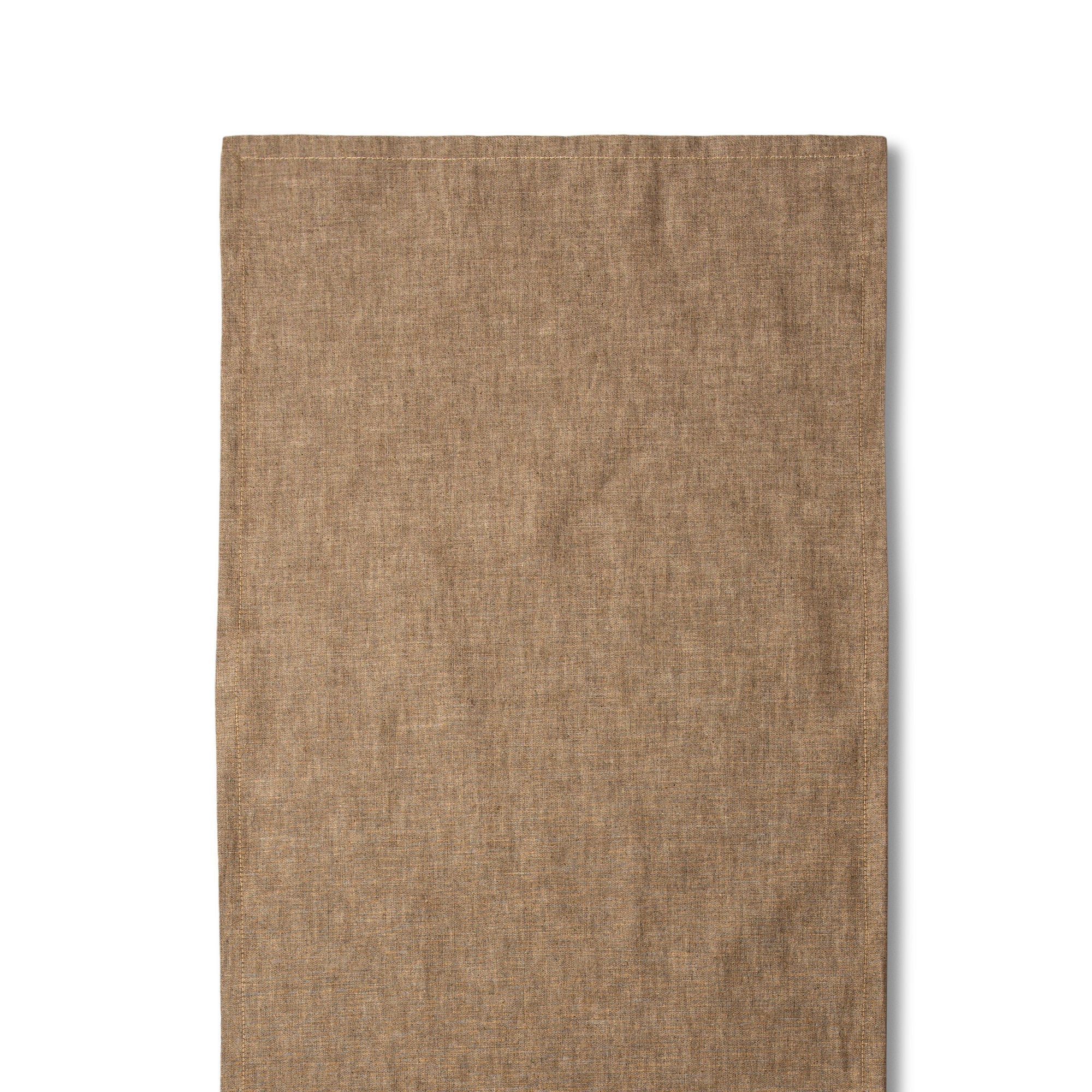 TABLE RUNNER - TAN CHAMBRAY