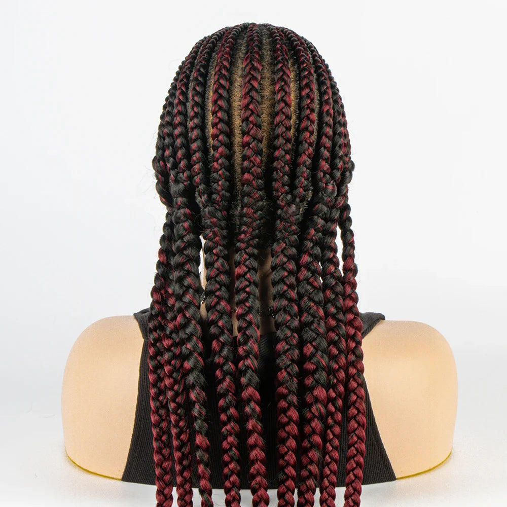 KIMA Cornrow Box Braids Wig with Baby Hair | Full Lace & Lace Front Options