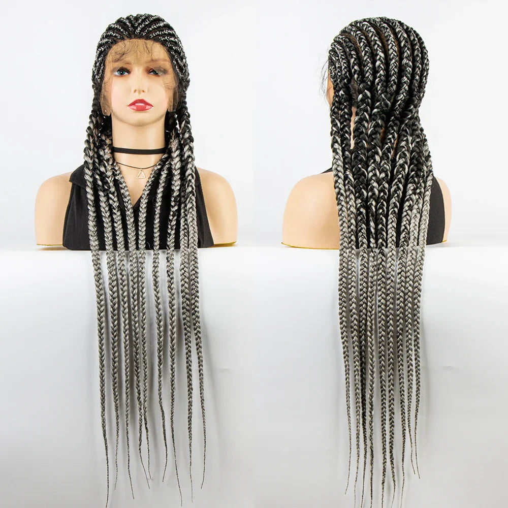 KIMA Cornrow & Box Braids Wig | Full Lace with Baby Hair