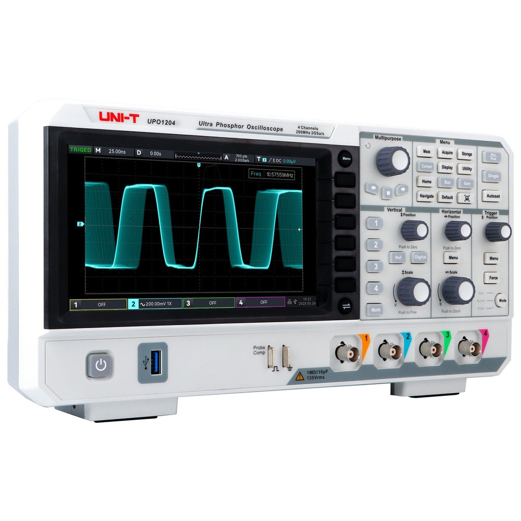 UPO1204 200 MHz 4Ch Digital Storage Oscilloscope