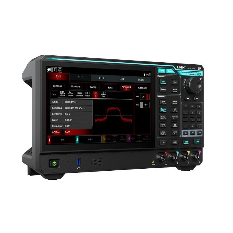 UTG4254X 250 MHz 4Ch Performance-Series Arbitrary Waveform Generator