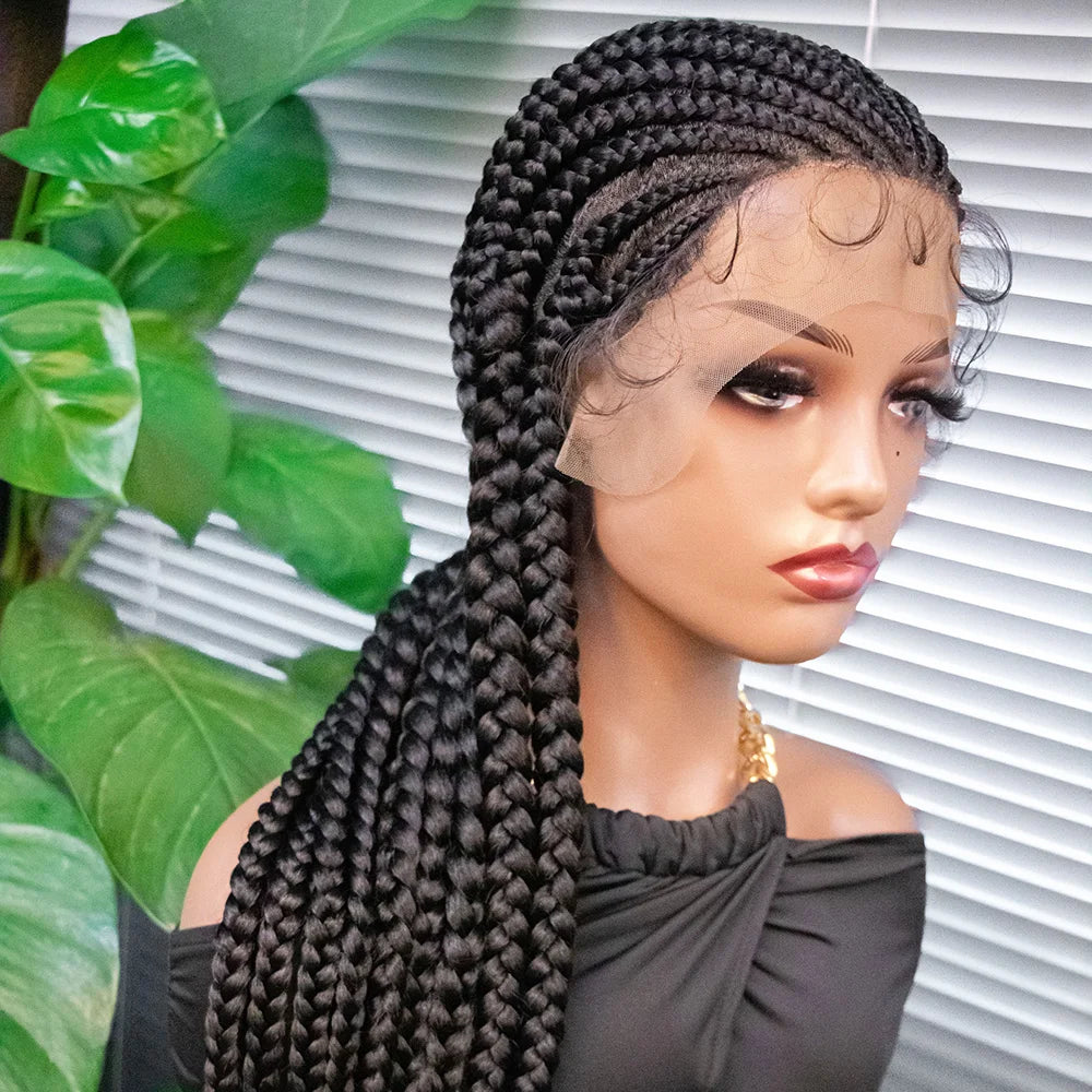 KIMA Cornrow & Box Braids Wig | Full Lace with Baby Hair