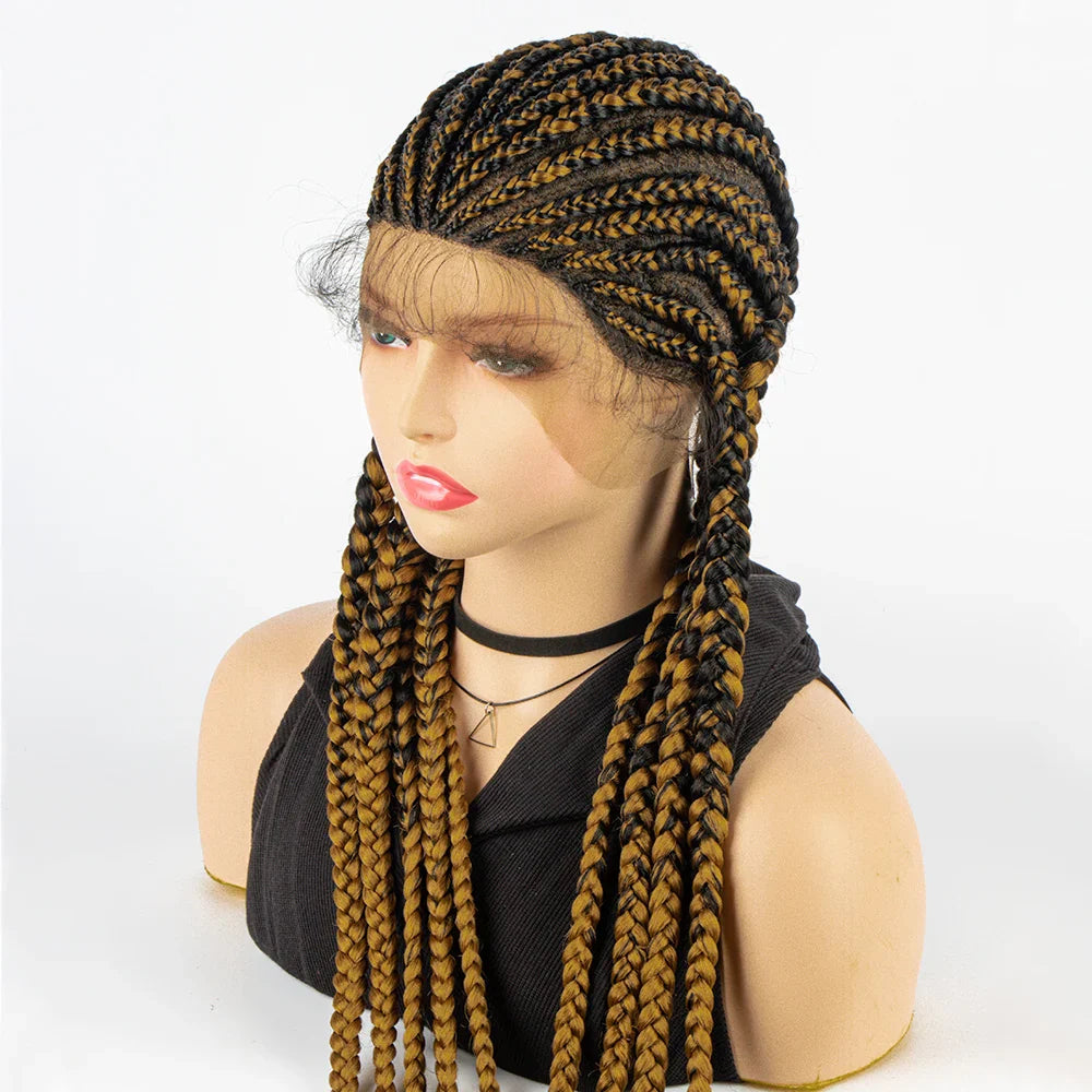 KIMA Cornrow & Box Braids Wig | Full Lace with Baby Hair
