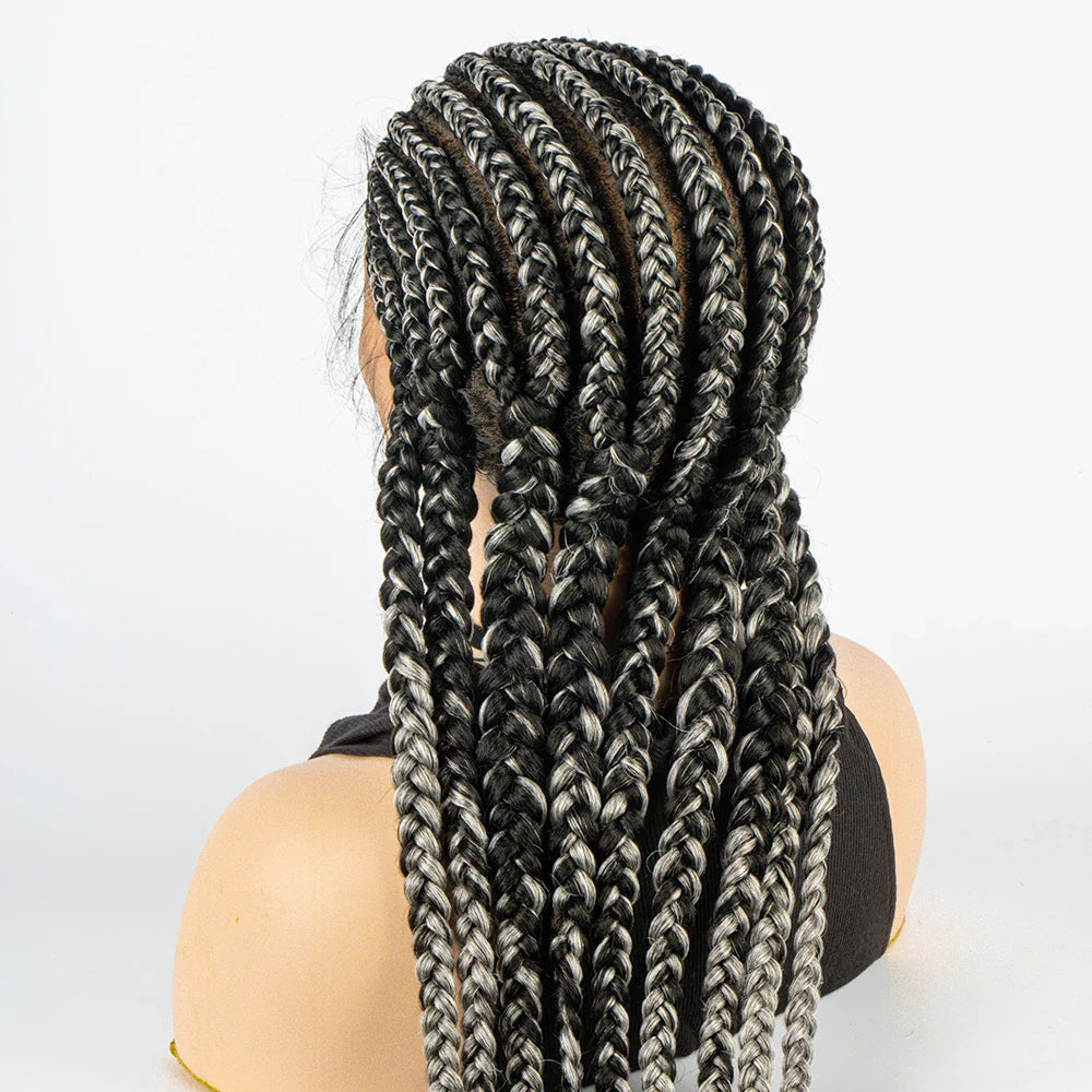 KIMA Cornrow & Box Braids Wig | Full Lace with Baby Hair