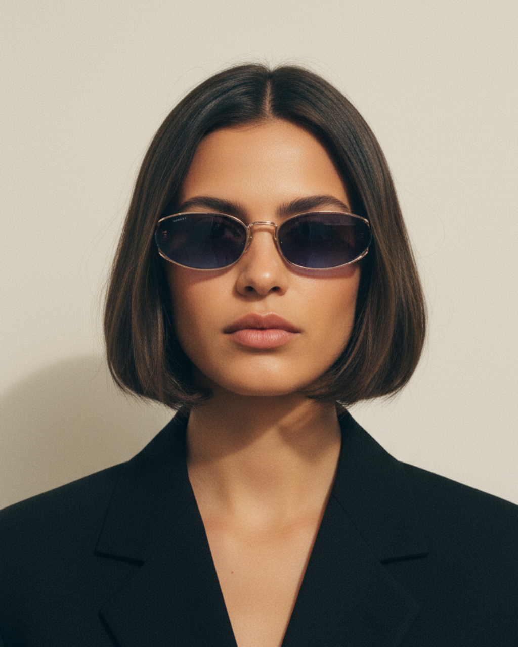 Bisou 60mm Oval Sunglasses | Purple