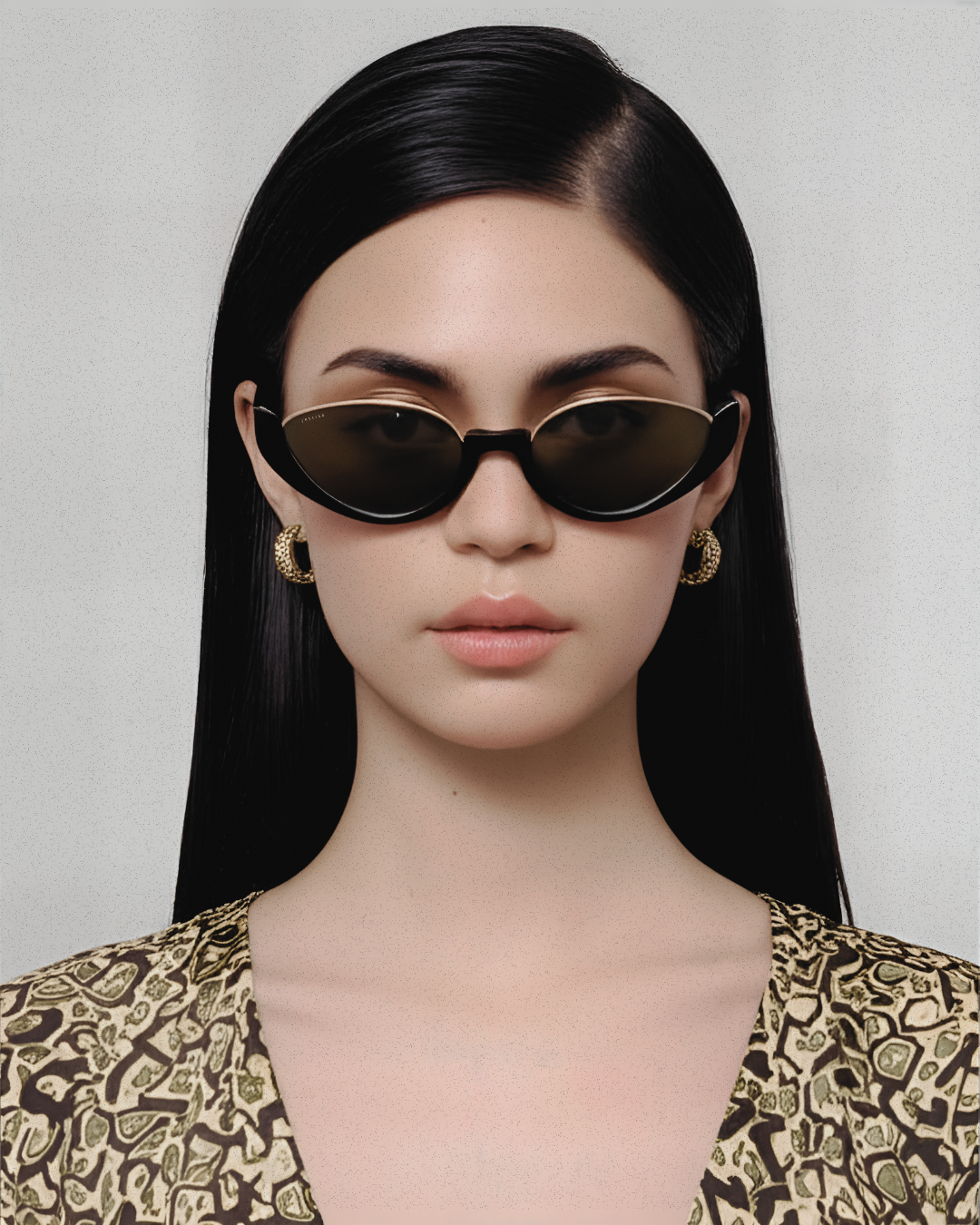 Amor 54mm Cat Eye Sunglasses | Black