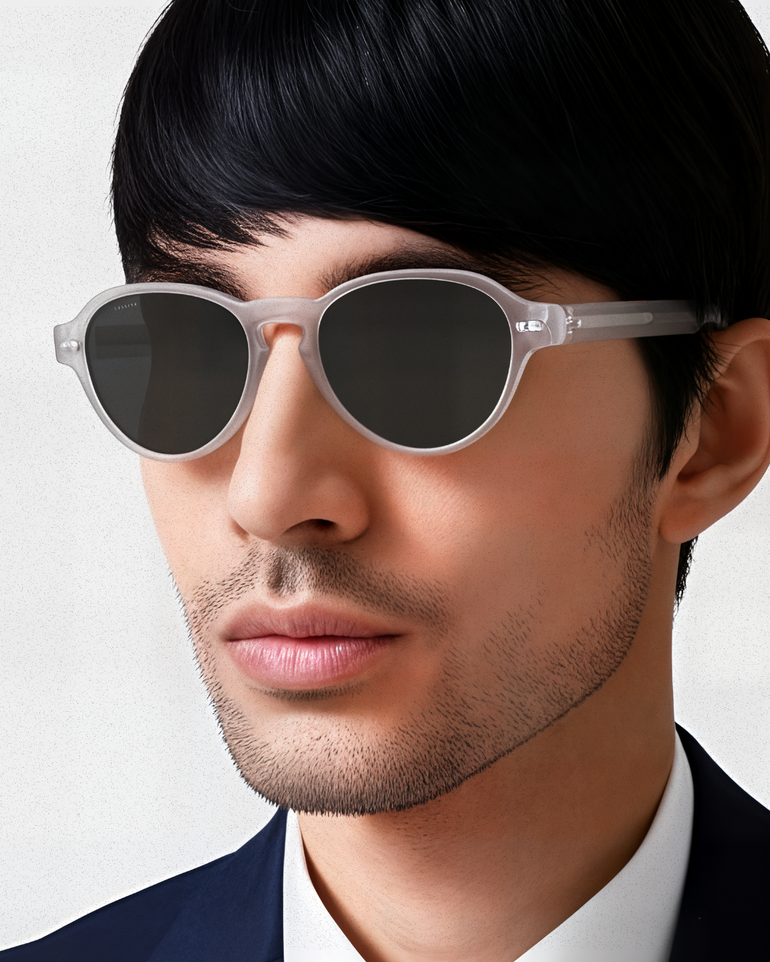 Soul 51mm Keyhole Sunglasses | White