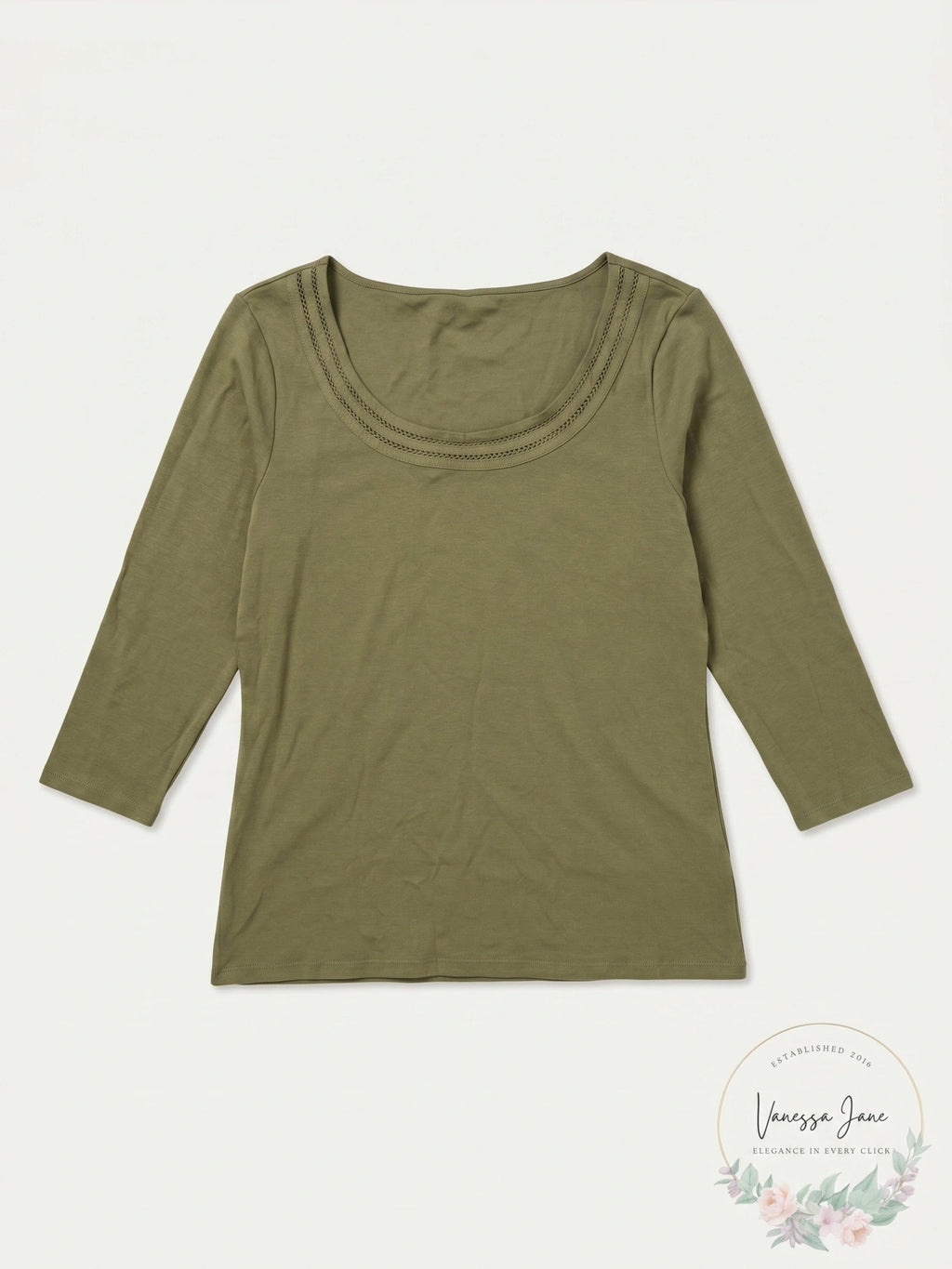 Lauren Ralph Lauren Womens Ersilla Elbow Sleeves Top, Size Large