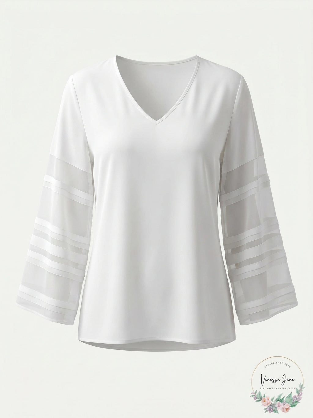 Alfani Solid Layered-Sleeve Top, Size Small