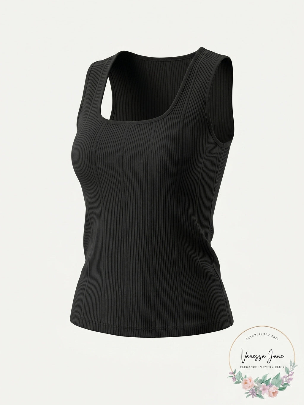 Theory Jacquard Square-Neck Tank Top