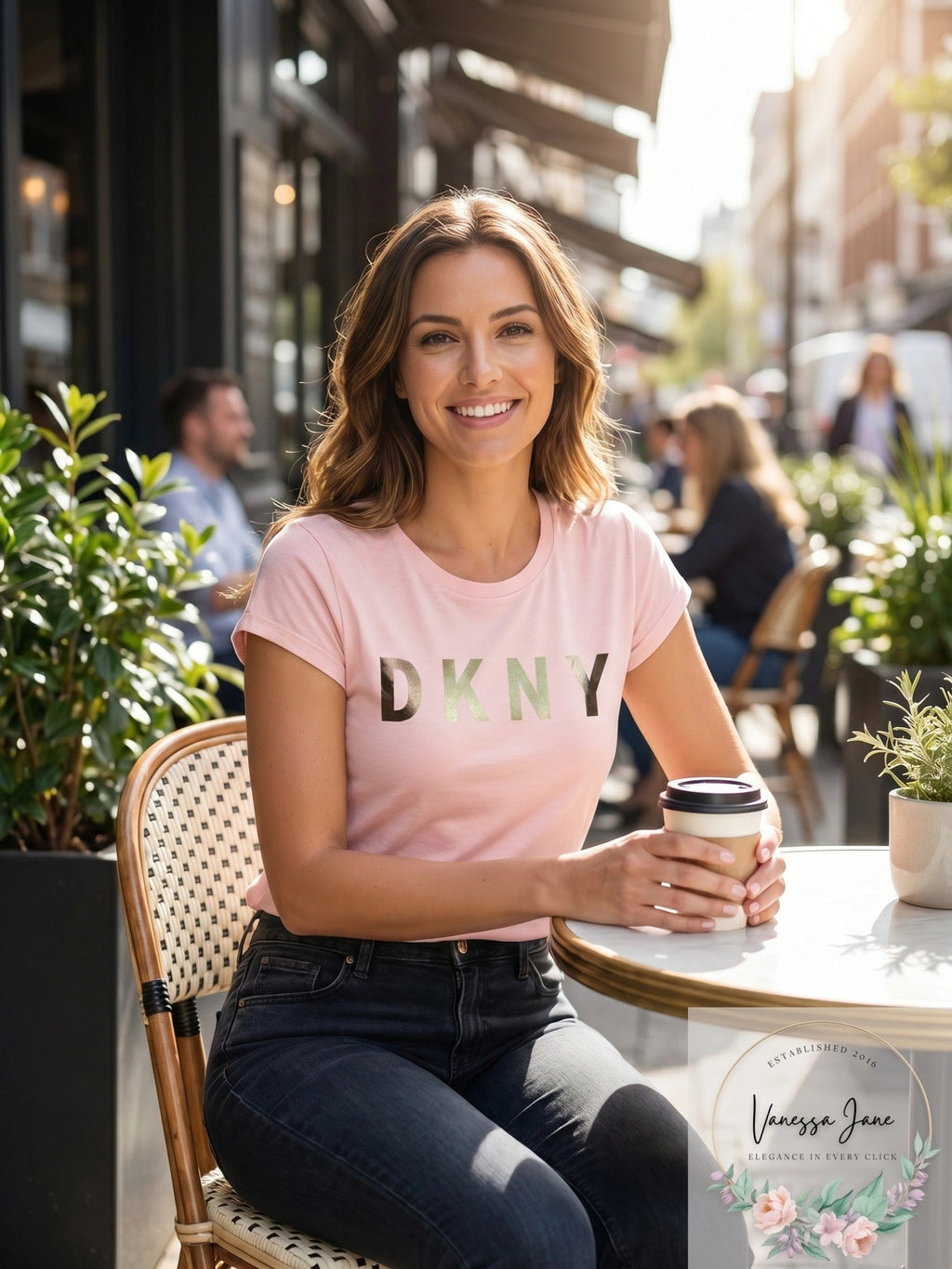 Dkny Sport Sleeveless Relaxed Logo T-Shirt