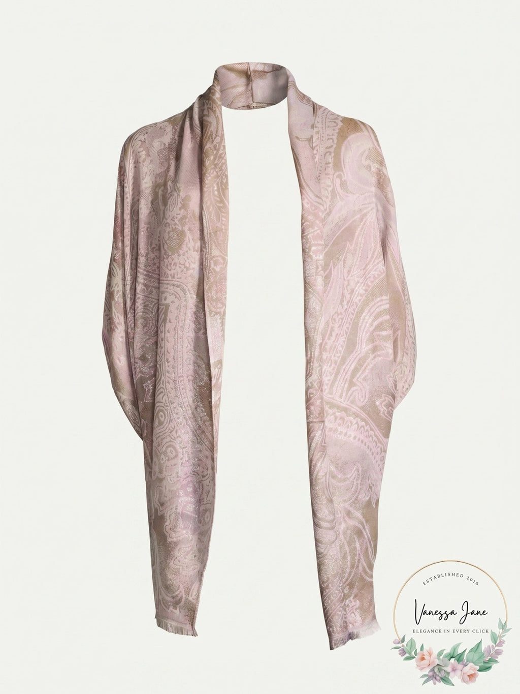 International Concepts Tranquil Scale Jacquard Wrap & Scarf