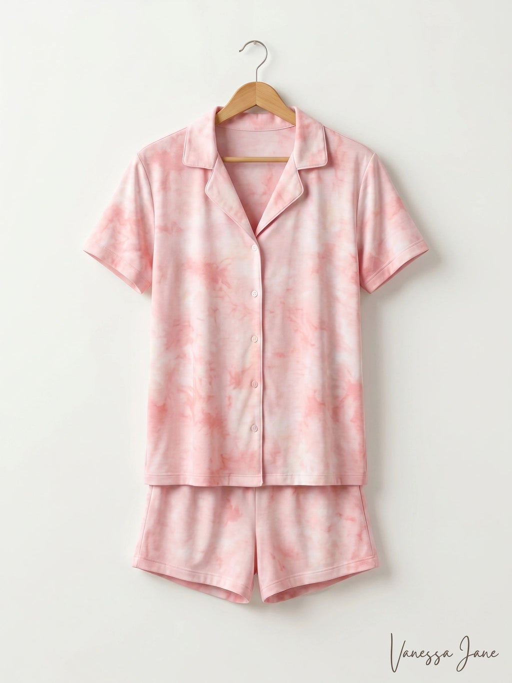 Inc Up All Night Heavenly Soft Womens Knit Notch Collar 2pc Pajama Set