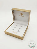 Giani Bernini 3-PC. Set Cubic Zirconia Stud and Huggie Hoop Earrings in Sterling