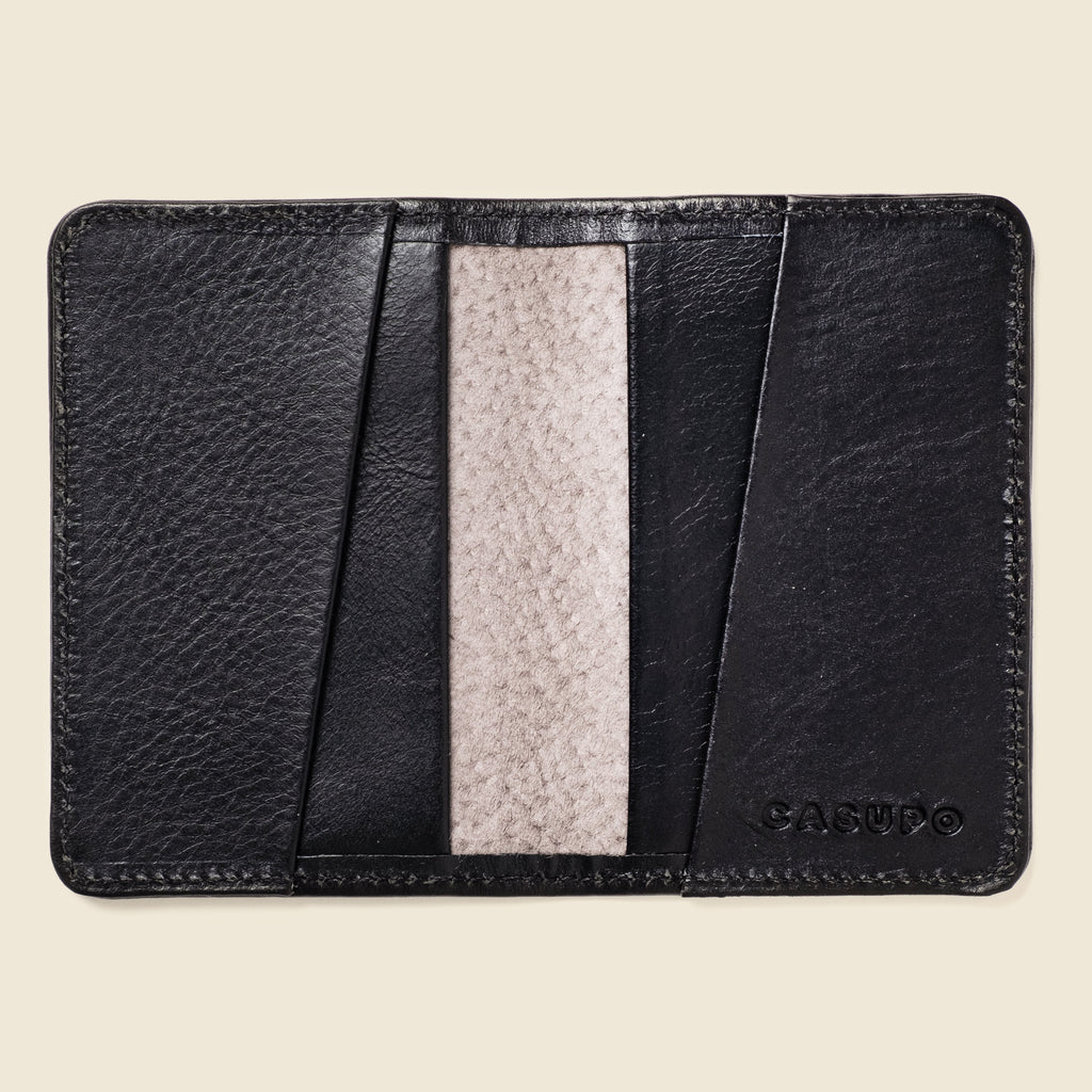 Compact Bifold with RFID protection - Black
