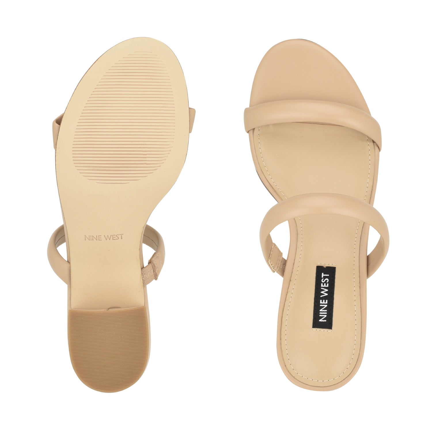 Nine West Womens Tae Heeled Slide Sandal, Size 8.5