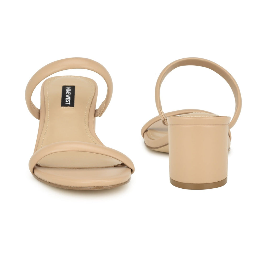 Nine West Womens Tae Heeled Slide Sandal, Size 8.5