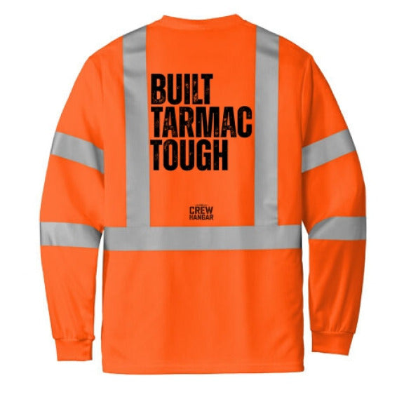 Hi-Vis Long Sleeve Work Shirt – Built Tarmac Tough™ Edition (CornerStone® CS203)