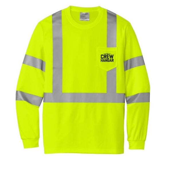 Mesh Long Sleeve Safety Tee – Built Tarmac Tough x The Crew Hangar (CornerStone® CS203)