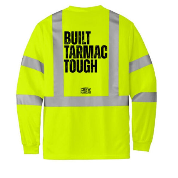 Hi-Vis Long Sleeve Work Shirt – Built Tarmac Tough™ Edition (CornerStone® CS203)