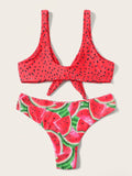 New Watermelon Print Bikini - Sexy Women's Swimwear
