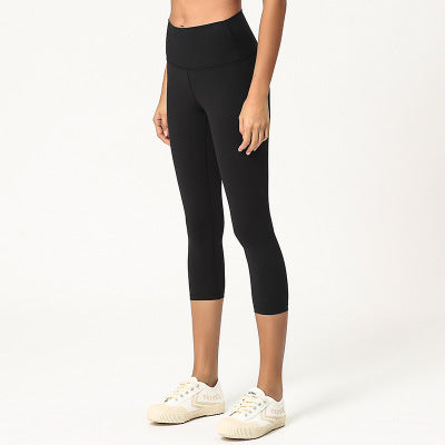 Yoga Capris, Soft Fitness Leggings, Bare Feel Yoga Pants