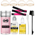 Lace Wig Glue Kit Lace Front Glue Kit for Wigs Strong Hold Glue for Wigs and Hair Systems Invisible Bonding Wig Adhesive Hair Glue Wig Remover Hair Wax Stick Edge Band Razor & HD Wig Cap