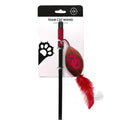 Littlearth Unisex-Adult NCAA Oklahoma Sooners Cat Wand Pet Toy Black Wand: 18.25"