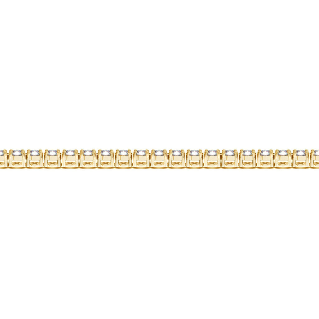 Lab Grown Round Diamond Tennis Bracelet in 14k Yellow Gold (5 cctw  F/G  VS2/SI1)