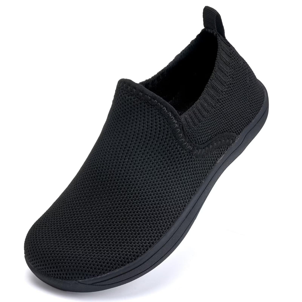 WateLves Toddler Boys Girls Sneakers Wide Barefoot Shoes Lightweight-Breathable-Water-Shoes Minimalist-Slip-on-Walking-Shoes(Black31)