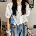 Women's White Summer Shirt with New Design