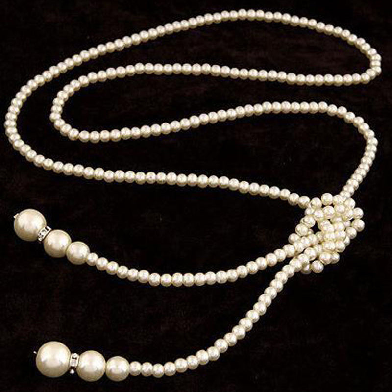 Versatile Women's Double Layer Pearl Necklace for Daily Wear
