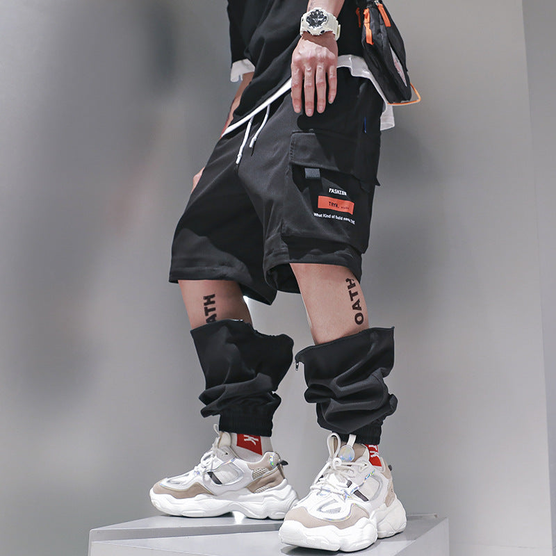 Men's Detachable Cropped Workwear Shorts