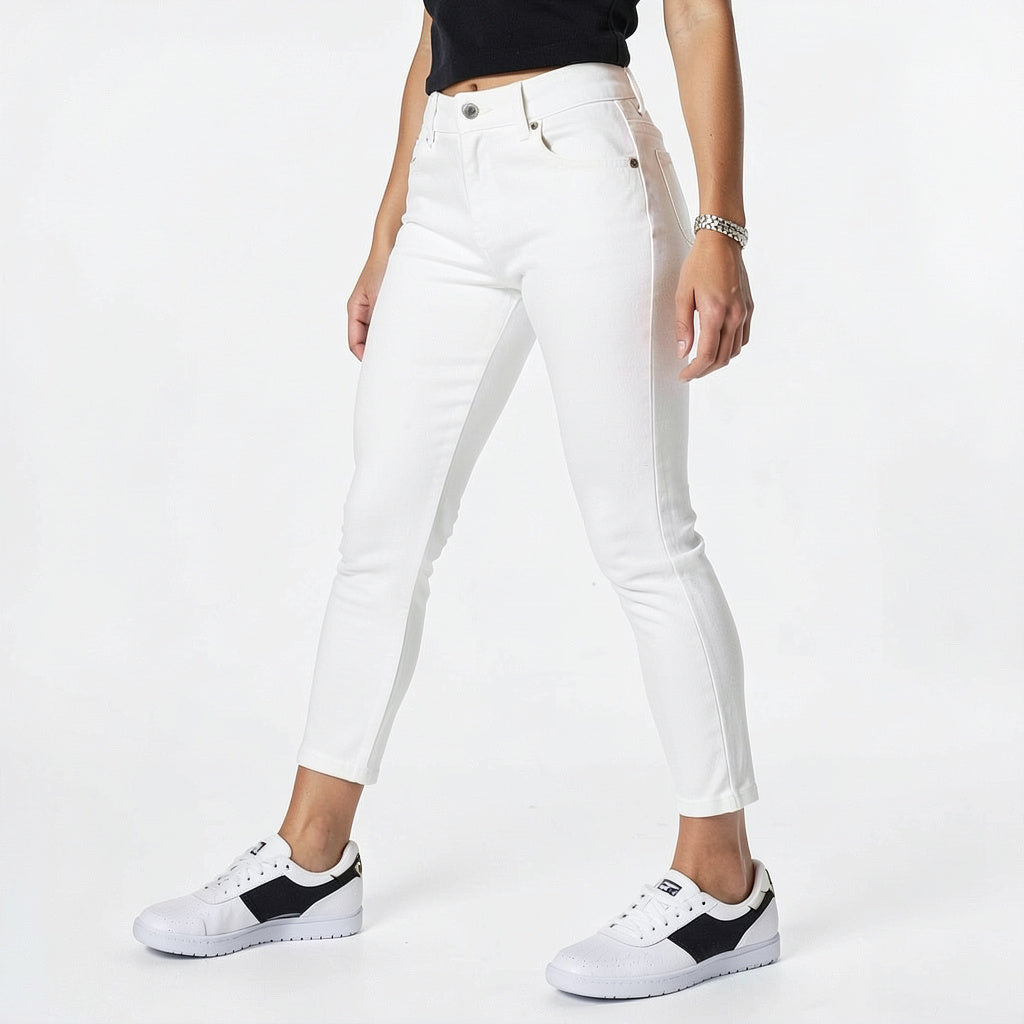 Calvin Klein Jeans Button-Fly Ankle Skinny Jeans, Size 30W